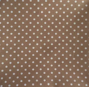 Elegance Of Brown Polka Dots Pattern Wallpaper