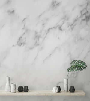 Elegance Of Grey Marble Wallpaper