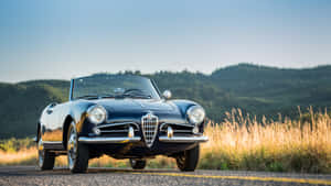 Elegant Alfa Romeo Spider In Full Glory Wallpaper