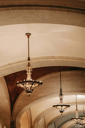 Elegant Archway Chandeliers.jpg Wallpaper