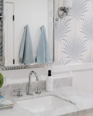 Elegant Bathroom Interior Serena And Lily Wallpaper