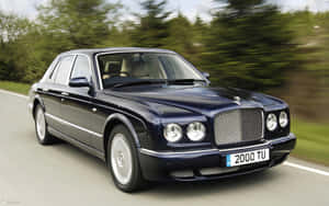 Elegant Bentley Arnage In Motion Wallpaper