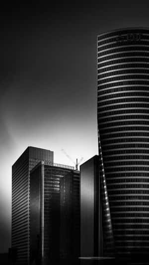 Elegant Black And White Architectural Photography Wallpaper