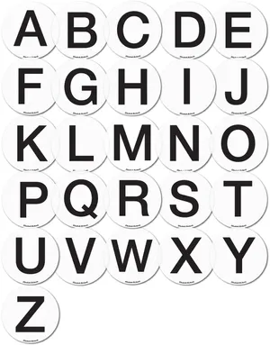 Elegant Black And White Letter Wallpaper