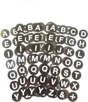 Elegant Black And White Letter Wallpaper