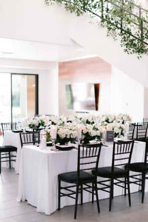 Elegant Black And White Wedding Wallpaper