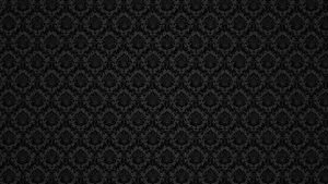 Elegant Black Damask Pattern Wallpaper
