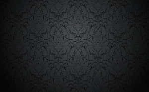 Elegant Black Damask Pattern Wallpaper