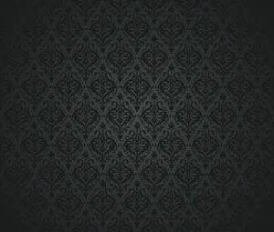 Elegant Black Damask Pattern Wallpaper