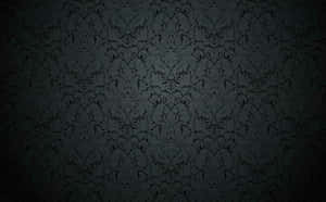 Elegant Black Damask Pattern Wallpaper