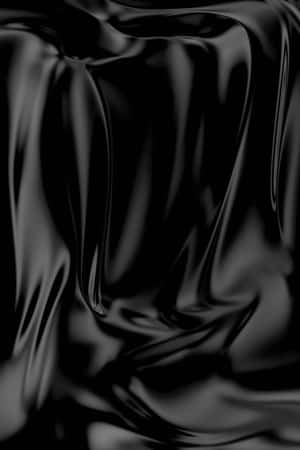 Elegant Black Silk Texture Wallpaper