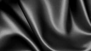 Elegant Black Silk Texture Wallpaper