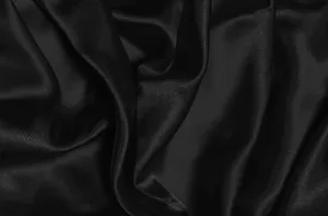 Elegant Black Silk Texture Wallpaper