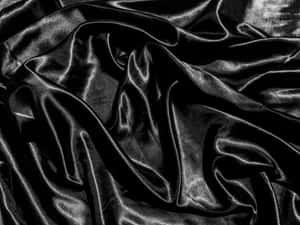 Elegant Black Silk Texture Wallpaper