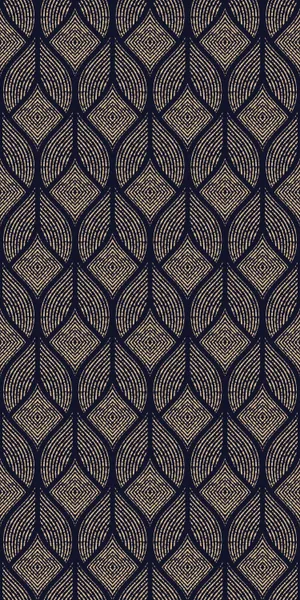 Elegant Blue Damask Pattern Wallpaper