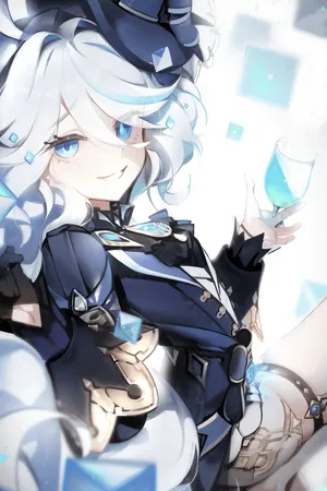 Elegant Blue Magic User Wallpaper