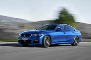 Elegant Bmw 3 Series In Motion Wallpaper