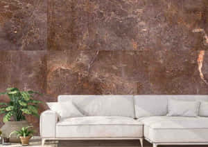 Elegant Brown Marble Texture Wallpaper