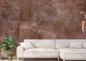 Elegant Brown Marble Texture Wallpaper