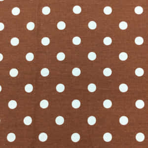 Elegant Brown Polka Dot Background Wallpaper
