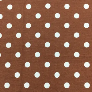 Elegant Brown Polka Dot Background Wallpaper