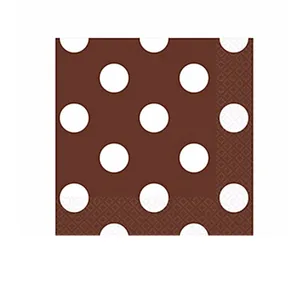 Elegant Brown Polka Dot Wallpaper Wallpaper