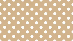 Elegant Brown Polka Dots Background Wallpaper
