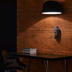 Elegant Brown Wood Texture Wallpaper