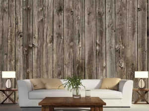 Elegant Brown Wood Texture Wallpaper