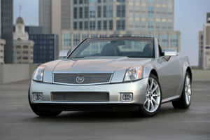 Elegant Cadillac Xlr On The Road Wallpaper