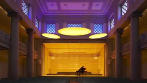 Elegant Concert Hall Interior Winterthur Wallpaper