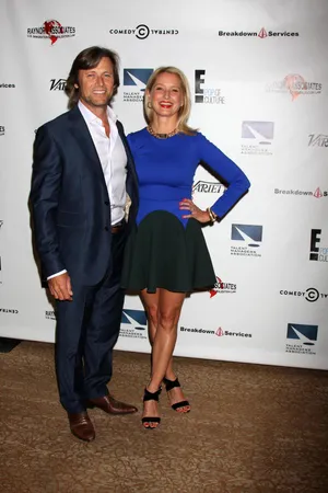 Elegant Coupleat Event Wallpaper