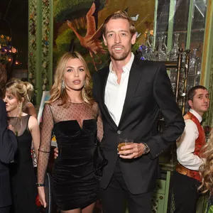 Elegant Coupleat Event Wallpaper