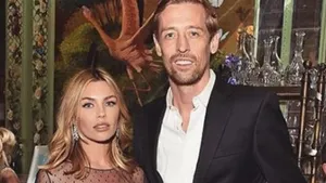 Elegant Coupleat Event Wallpaper