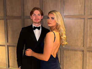 Elegant Coupleat Formal Event Wallpaper