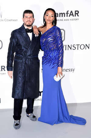 Elegant Coupleat Gala Event Wallpaper