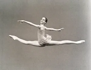 Elegant Darcey Bussell Performing Ballet On Stage