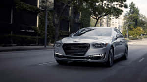 Elegant Design On The Road – The Hyundai Genesis Wallpaper