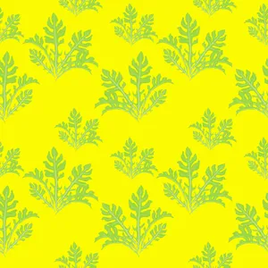 Elegant Duplicitous Leaves Pattern Wallpaper