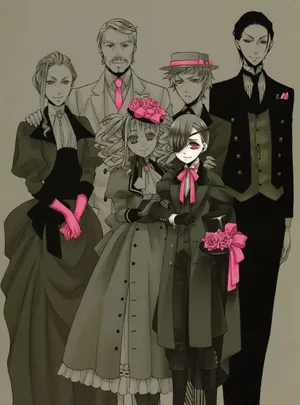 Elegant Elizabeth Midford Portrait Wallpaper