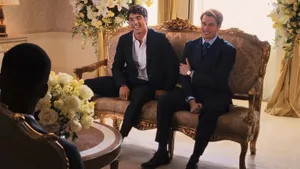 Elegant Encounter Royal Setting Wallpaper