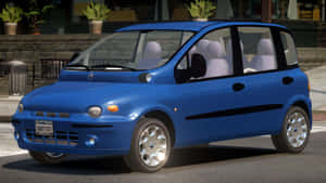 Elegant Fiat Multipla Parked Outdoors Wallpaper