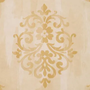 Elegant Floral Cream Wallpaper