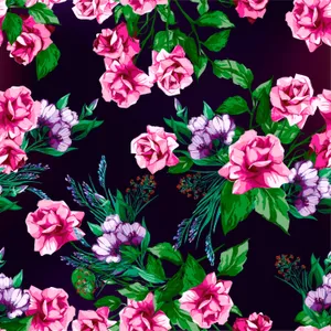 Elegant Floral Print Wallpaper Wallpaper