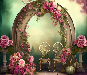 Elegant Floral Wallpaper Design Wallpaper