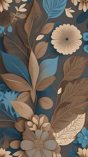 Elegant Floral Wallpaper Design Wallpaper