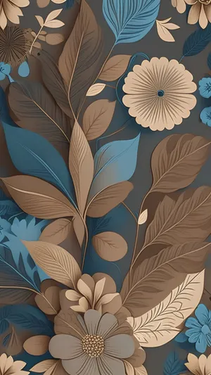 Elegant Floral Wallpaper Design Wallpaper
