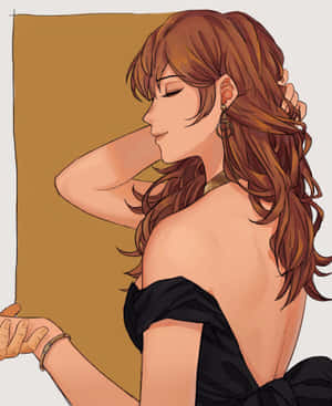 Elegant Fujiko Profile Wallpaper