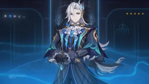 Elegant Game Character Genshin Impact Wallpaper