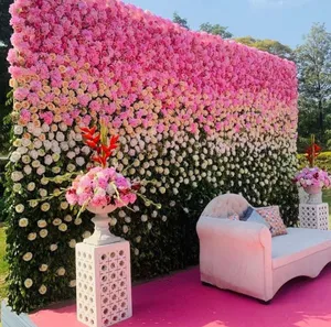 Elegant Garden Wedding Ceremony Wallpaper